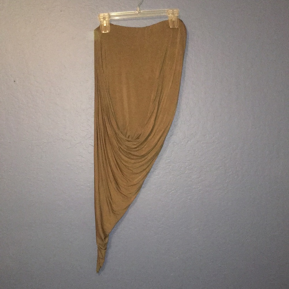 Olive green skirt
